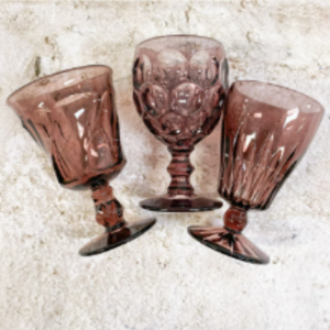 Goblets Purple - Various Shapes