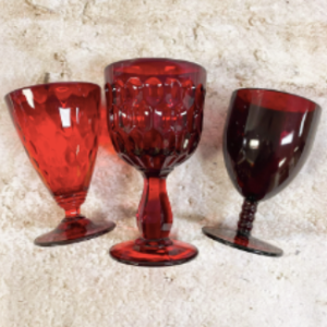 Goblets Red - Various Shapes