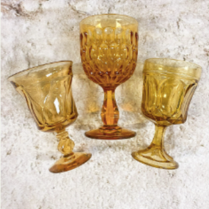 Goblets Amber - Various Shapes