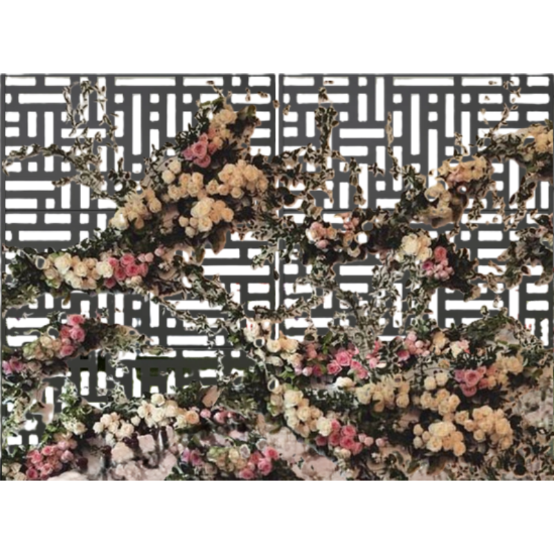 flowers on black screen