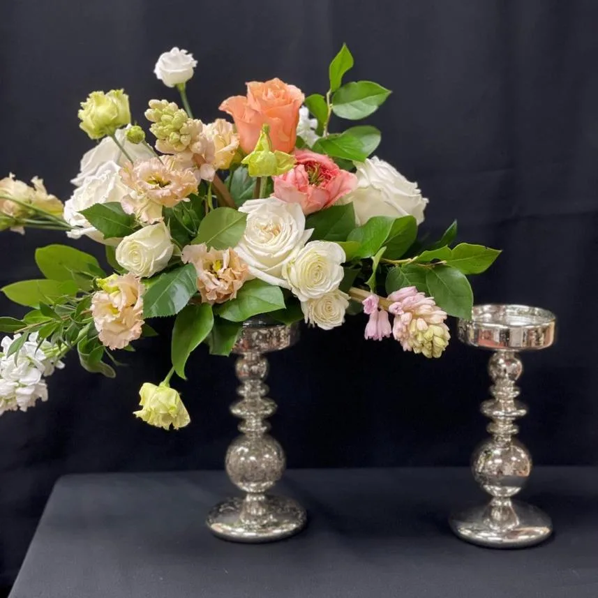 Stemmed Silver Mercury